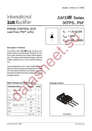 30TPS08PBF datasheet  